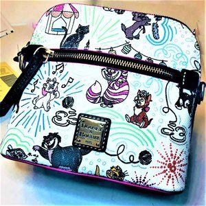 Dooney & Bourke Disney Sketch Style Design Famous Cats Shoulder Bag NEW with Tag